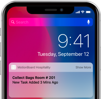 Hospitality App Notification